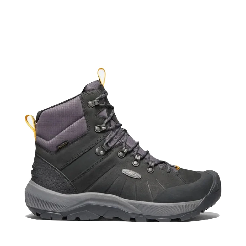 Men's Anti-Slip Shoes KEEN Men's Revel IV Polar Boot in Black/Magnet Grey