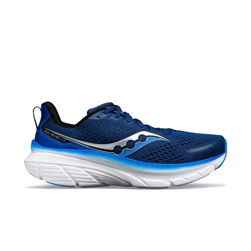 Men's Eco-Friendly Shoes Saucony Men's Guide 17 - Navy/Cobalt