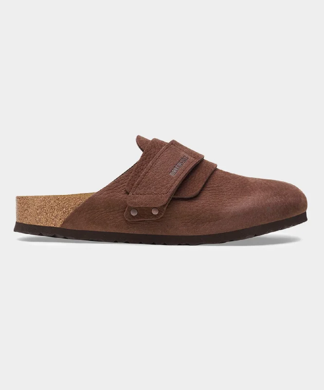 Men's Adaptive Fit Shoes Birkenstock Nagoya Nubuck in Roast