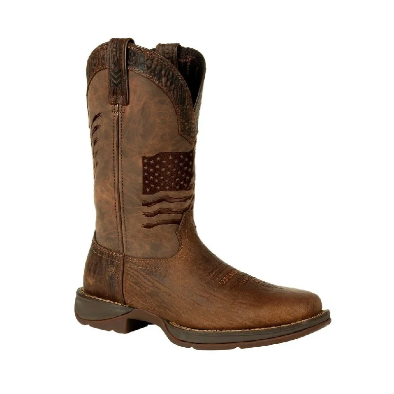 Grab Your Favorite Shoes At The Lowest Prices Durango Men's Brown Distressed Flag Square Toe Boot DDB0314 Grab Your Favorite Shoes At The Lowest Prices Durango Men's Brown Distressed Flag Square Toe Boot DDB0314