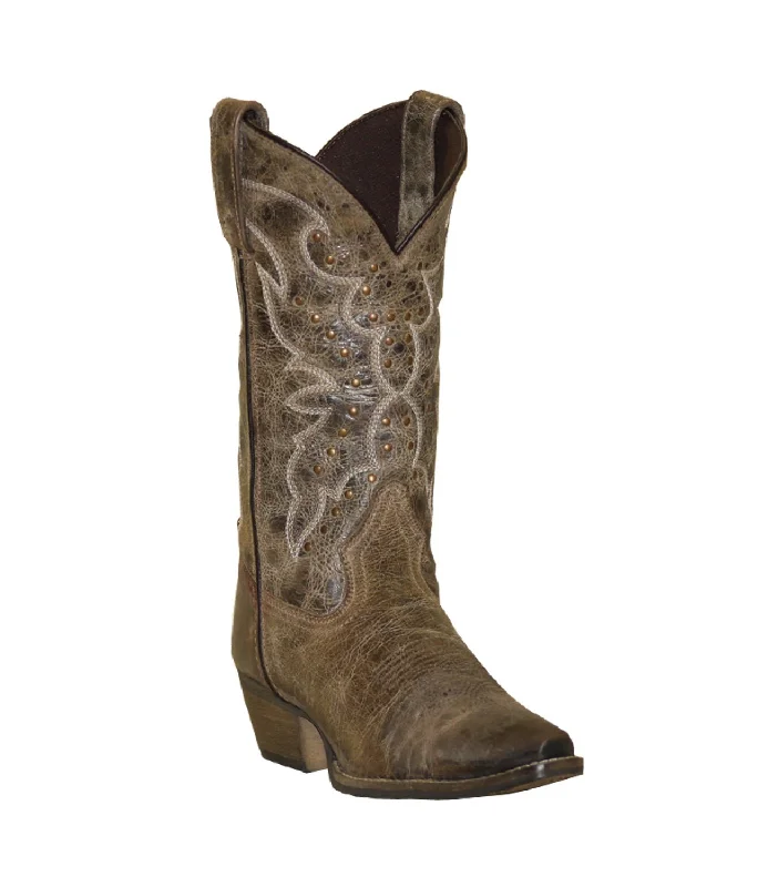 Men's Comfortable Shoes Rawhide Womens 12in Nailheads Tan Leather Cowboy Boots