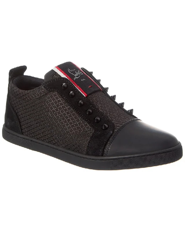 Exclusive Online Offers On Fashionable Shoes Christian Louboutin F.A.V Fique A Vontade Mesh & Leather Sneaker