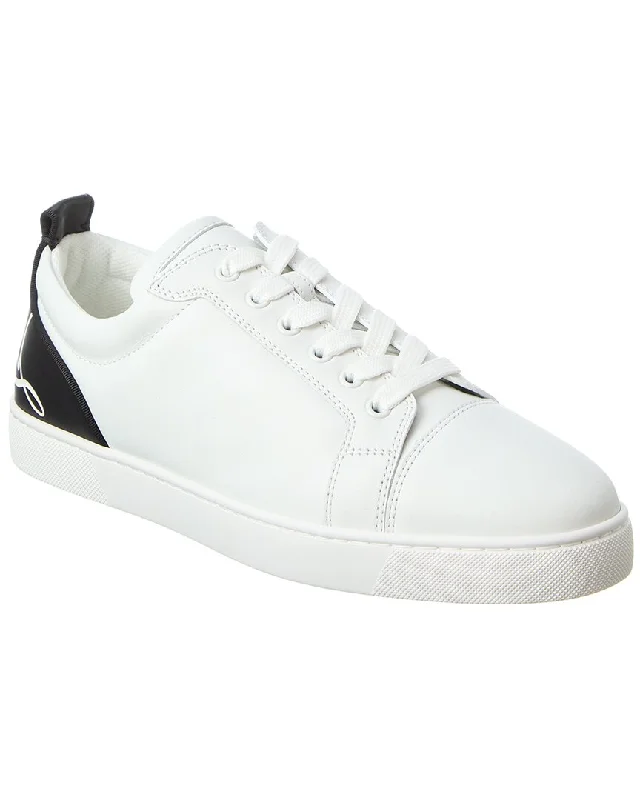 Sleek And Modern Shoes Christian Louboutin Fun Louis Junior Leather Sneaker