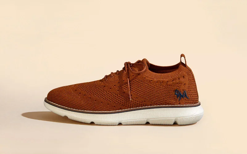Men's Classic Shoes Dress Sneakers : Brown Ivory