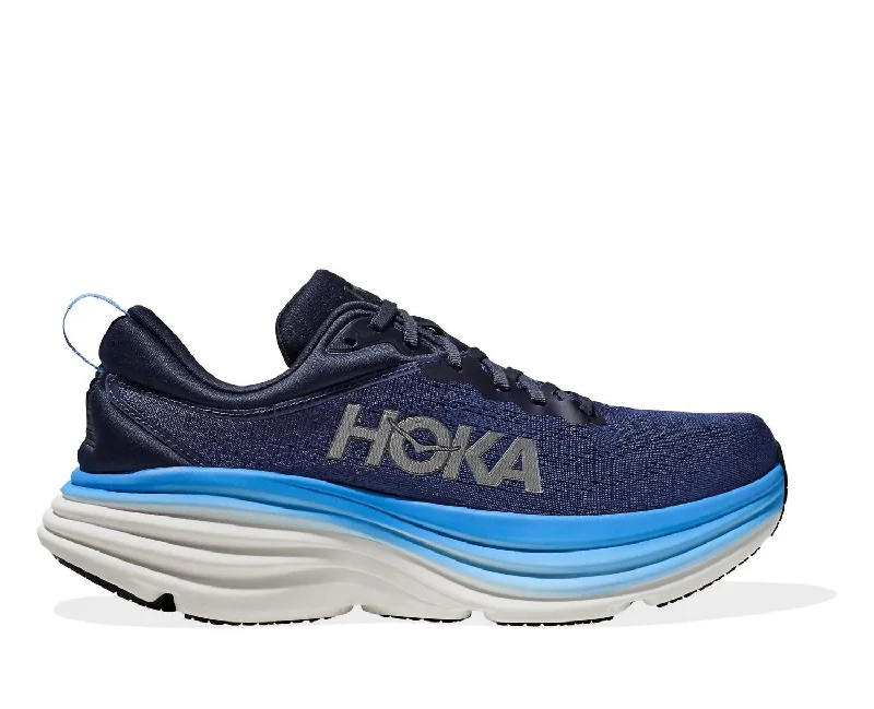 Limited-Time Shoe Discounts On Top Brands Men's Bondi 8 Running Shoes In Outer Space / All Aboard Limited-Time Shoe Discounts On Top Brands Men's Bondi 8 Running Shoes In Outer Space / All Aboard