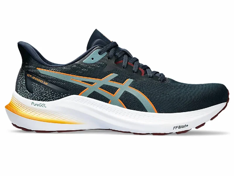 Men's Shock-Resistant Shoes Men's Gt-2000 12 Running Shoes In French Blue/foggy Teal