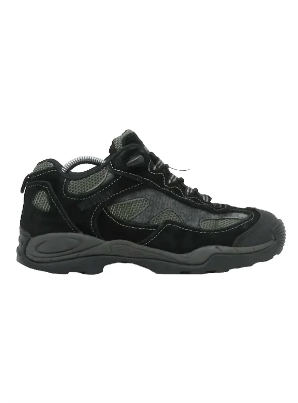 Men's Shock-Absorbing Shoes Men's Hiker Shoes - Medium Width In Black