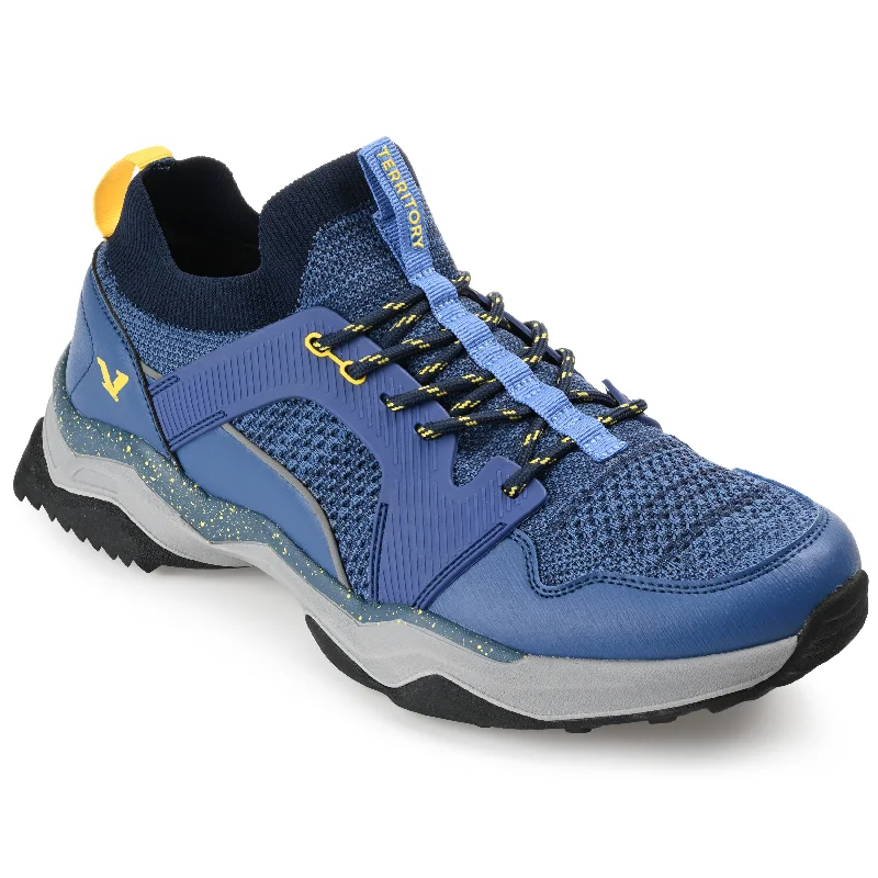 Men's Handcrafted Boots Territory Yosemite Waterproof Knit Trail Sneaker